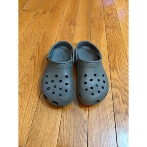 Crocs Classic Clogs Slate Grey Slip On Comfort Shoes Womens 8 Mens 6